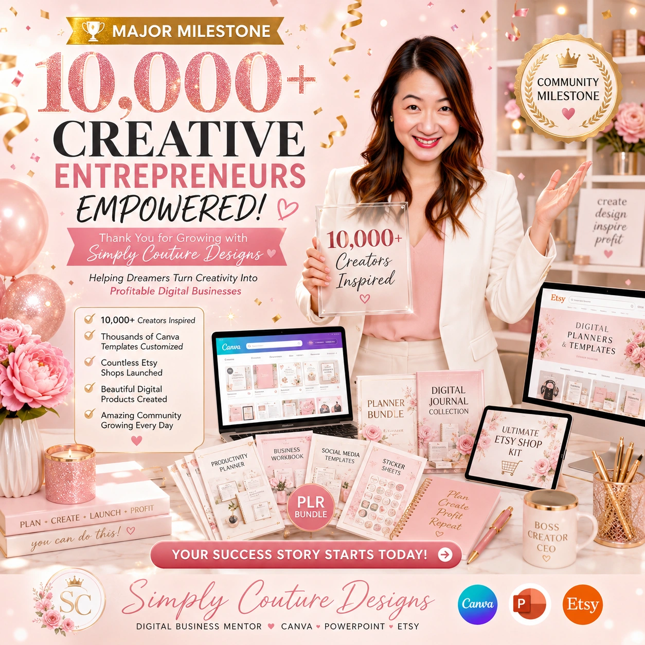 Milestone Celebration Graphic